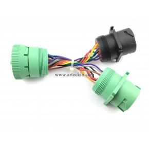 J1939 Type 1 to Type 2 Y Cable J1939 9pin Type 2 to J1939 Type 1 and J1939 Type 2 Extension Cable