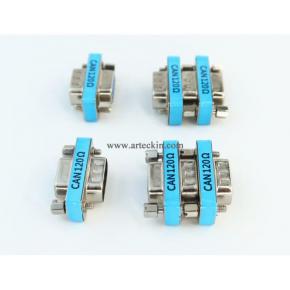 6-Pack RS323 Serial DB9 Male to Female Connector Adatper CAN Bus Terminal Resistance Terminator with 120ohm Resistance